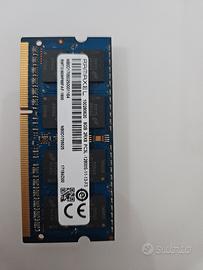 RAM ddr3 1600Mhz so dimm 8Gb