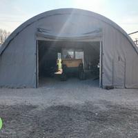 Agritunnel 9,15 x 12 x 4,5 telo in Pvc 650 gr. mq.