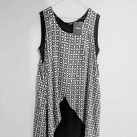 Vestito elegante sbracciato Donna con Drappeggio