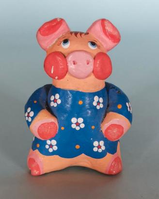 Fischietto in terracotta dalla Russia