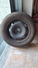 Cerchi+ gomme  invernali mozzo Citroen Peugeot