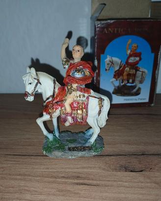 Statuina Giulio Cesare a Cavallo antica Roma 
