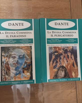 Libri Divina Commedia Purgatorio e Paradiso -