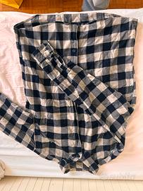 Maglia in flanella streetwear della uniqlo