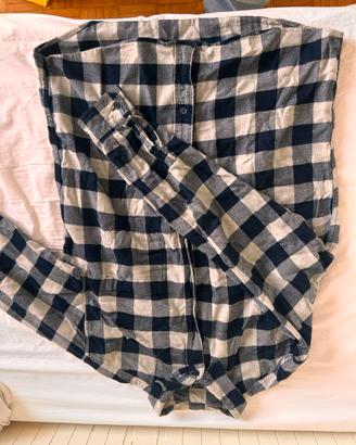 Maglia in flanella streetwear della uniqlo