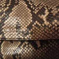 Borsa ORCIANI in Pelle Lavorata Effetto Pitone 