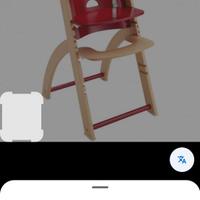 Seggiolone in legno marca Pali