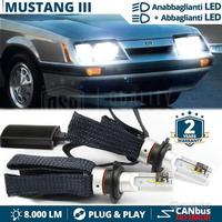 KIT Lampade LED H4 per Fari FORD MUSTANG 3 6500K