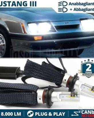 KIT Lampade LED H4 per Fari FORD MUSTANG 3 6500K