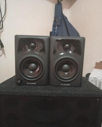 M-Audio AV 42 più scheda audio m audio mobilepre