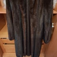 pelliccia di visone con cappello