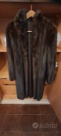 pelliccia di visone con cappello