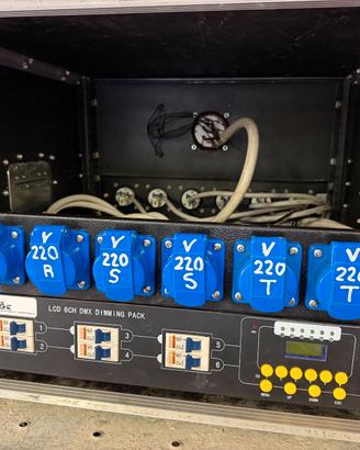 Dimmer 6ch DMX - Funzionante