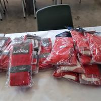 calzettoni calcio rossi  nuovi