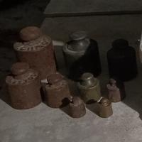 Pesi per bilancia antica 