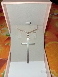 collana arg.925 croce unisex 