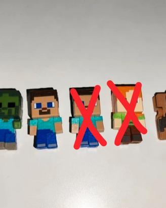 collezione minecraft kinder joy 