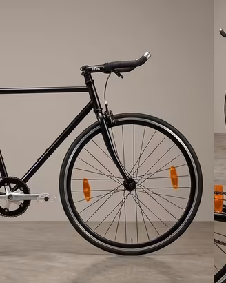 Bicicletta scatto fisso / Fixie total black