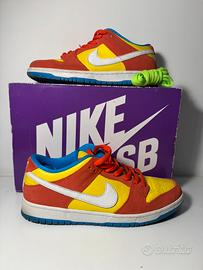 Nike SB Dunk Low Pro Bart Simpson taglia 44