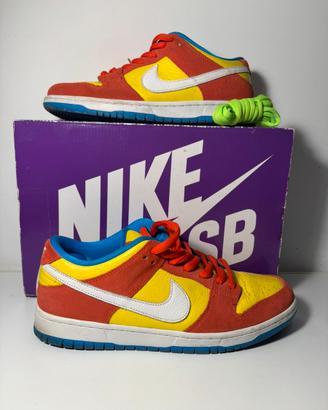 Nike SB Dunk Low Pro Bart Simpson taglia 44