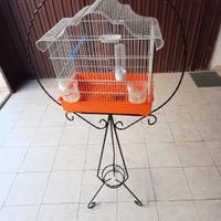 GABBIA CANARINO+SUPPORTO