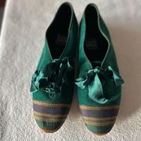 Ballerine in pelle scamosciate Riccardo Diamante