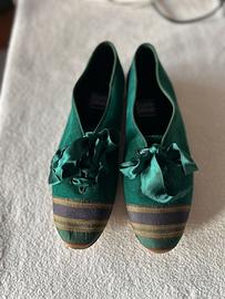 Ballerine in pelle scamosciate Riccardo Diamante