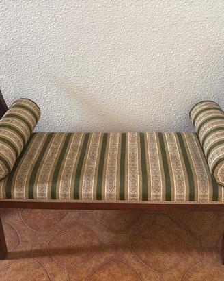 divanetto a panchetta stile impero vintage