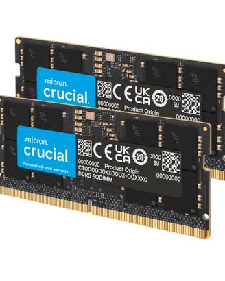 RAM DDR5 32GB (2x16GB) Crucial 5600MHz per laptop