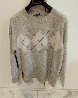 Maglione donna rombi tg  44/46 .