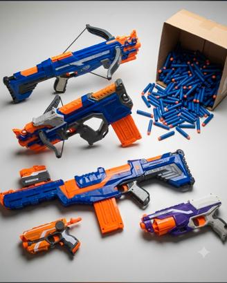 Lotto Nerf Elite e Modulus + Scatola di Dardi