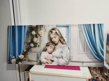 Quadro Tela Panoramica "Maternità"