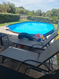 Casa vacanza con piscina a 5min da Fontane Bianche