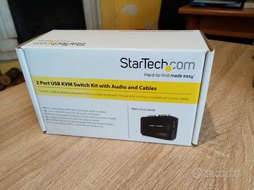 KIT COMMUTATORE KVM A 2 PORTE USB