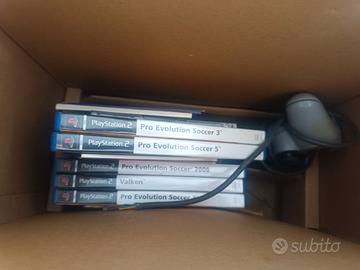 PlayStation 2 con giochi e 2 joypad + multiplayer