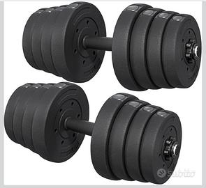 Set manubri regolabili. 2x15kg