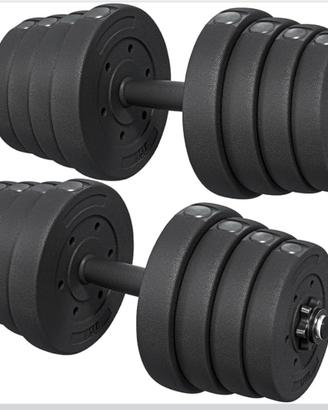 Set manubri regolabili. 2x15kg
