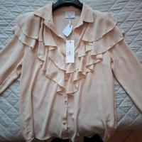 Camicia rouches elegante da donna