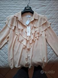 Camicia rouches elegante da donna