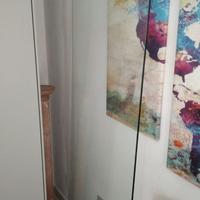 PIANO DI VETRO PER SCRIVANIA 180X80.