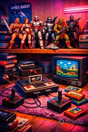 C.erco vecchi giochi e giocattoli