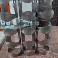 portabottiglie in acciaio