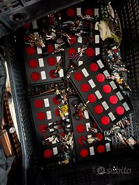 Soldatini in ferro con i proprio stand