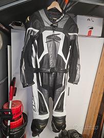 Tuta moto in pelle Spyke divisibile - tg.58