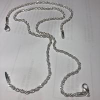 Catenina + braccialetto acciaio  placcat argento 🎁