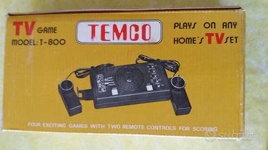 Console vintage tv game t-800 temco