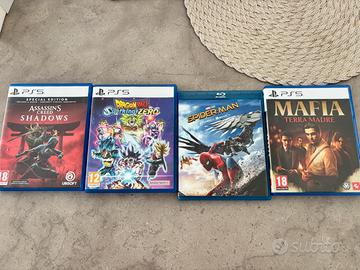 Lotto Giochi Ps5 + Blu-ray Spider-man