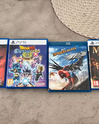 Lotto Giochi Ps5 + Blu-ray Spider-man