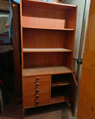 libreria in legno massiccio 