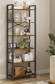 Libreria alta a 6 ripiani - 30×66×186